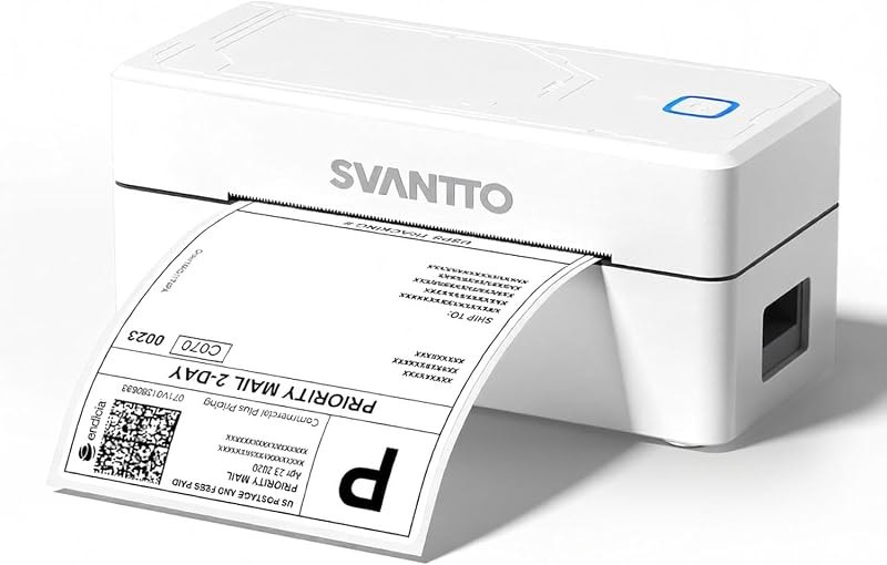 SVANTTO Bluetooth Thermal Label Printer, 4x6 Shipping Label Printer — handheld thermal label printer for handheld