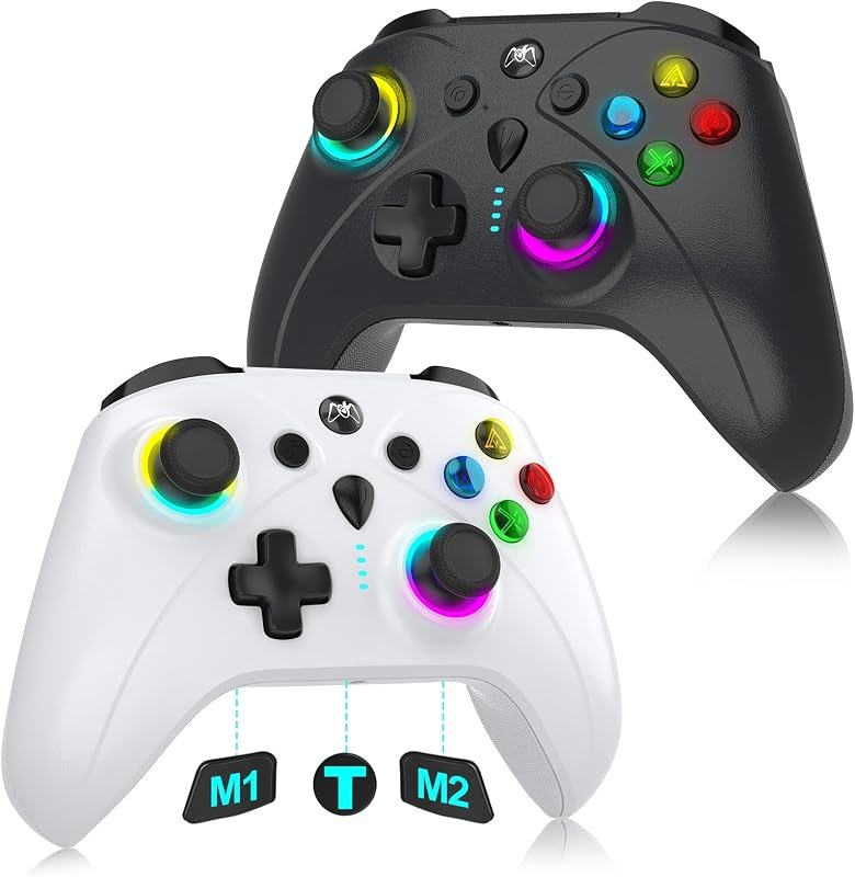 Wireless PC Steam Controller with TMR Stick Hall Effect Trigger Back Paddle — computer PS6 Controller for computer ps6