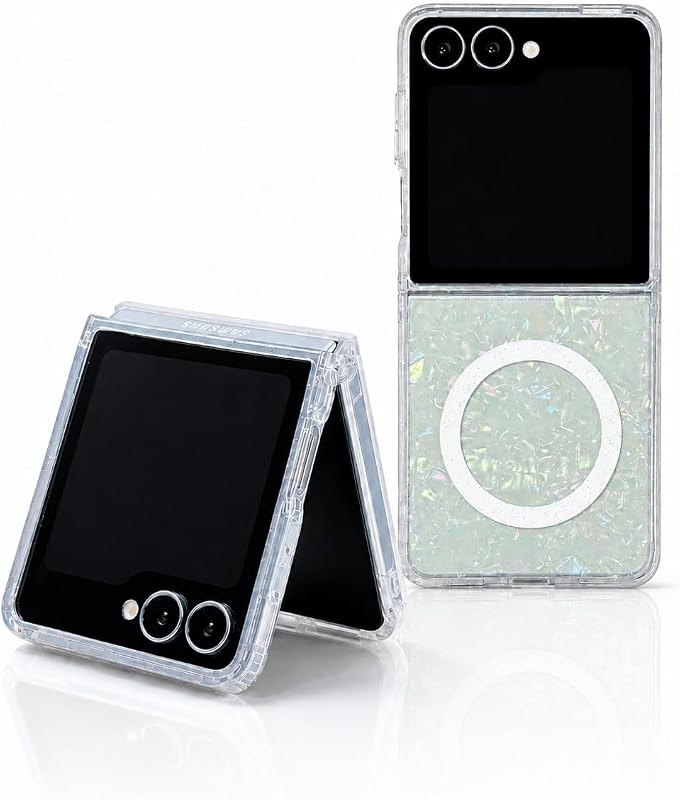 Clear Case for Samsung Galaxy Z Flip 8/7, Compatible with MagSafe — case for samsung galaxy flip case