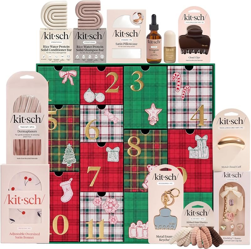 Kitsch Holiday Advent Calendar 2026 — Advent Calendar Gift Set for advent calendar gift set