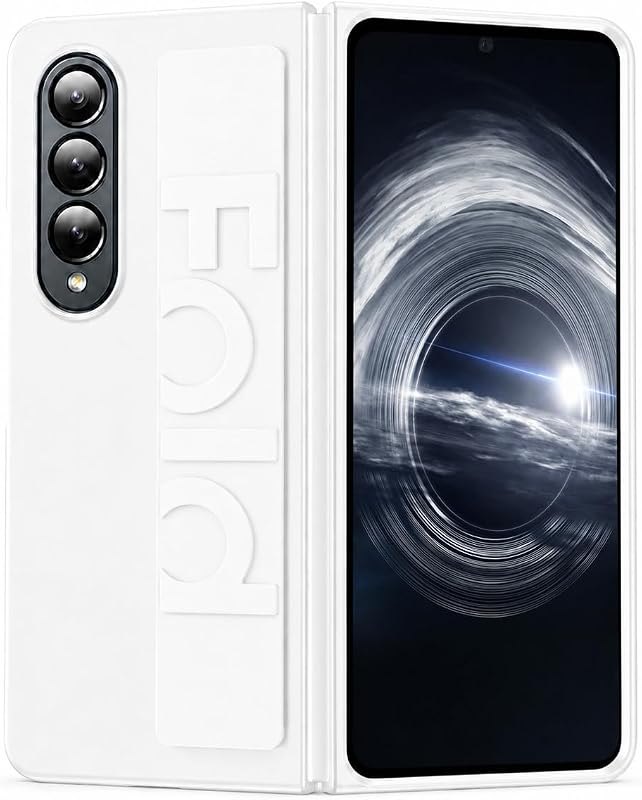 for Samsung Galaxy Z Fold 8 Ultra Case with Hand Strap,White — galaxy z fold 8 ultra band for galaxy fold ultra band