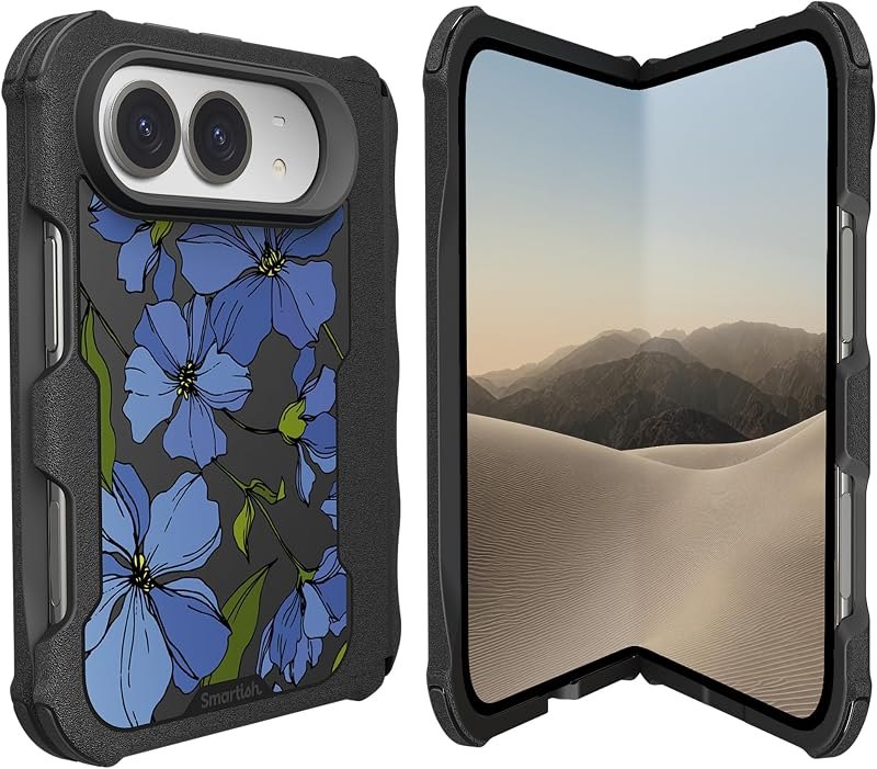 Smartish iPhone Duo MagSafe Case, Gripzilla, Protective Armor, Blossoms — apple iphone duo cracked screen for apple