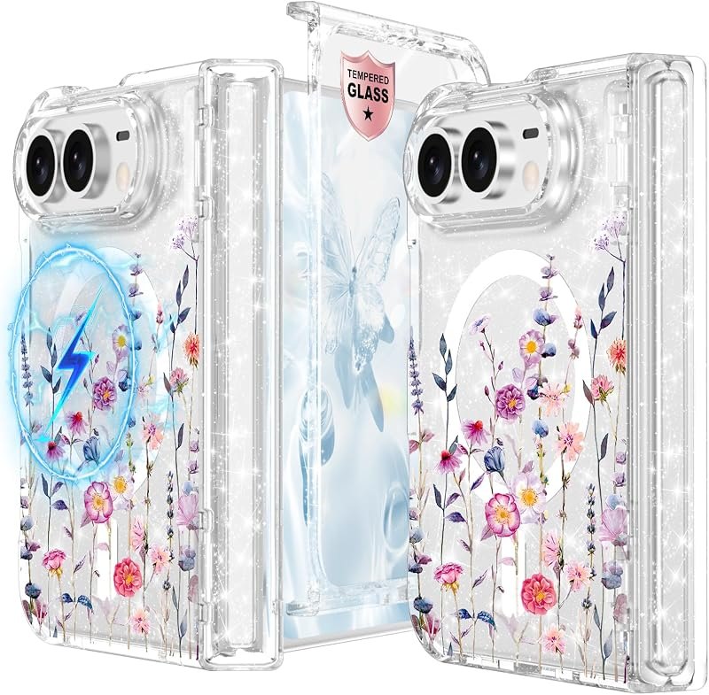 Clear Glitter for Apple iPhone Duo Case, Compatible with MagSafe — iPhone Duo Pre Order for iphone duo pre order