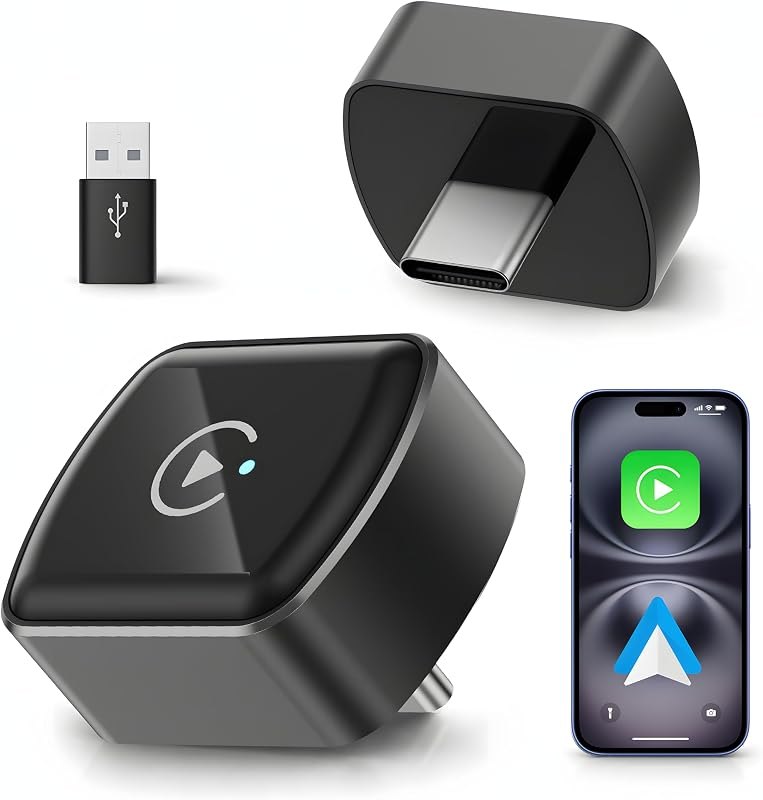 Spedal 2-in-1 Wireless CarPlay Adapter USB-C, Android Auto, 2nd Gen