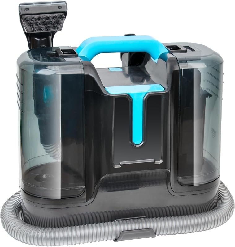 Carpet Cleaner Machine Upholstery - 450W Shampooer Couch Cleaning Portable Vacuum Rug Sofa Car Seat Fabric Mattress