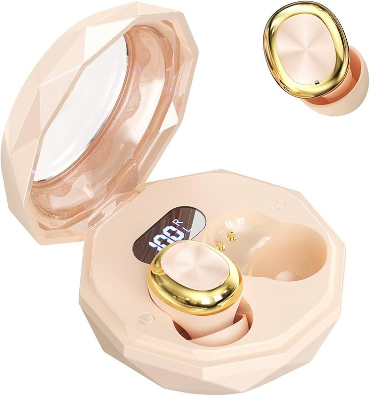 Small Invisible Sleep Earbuds in Ear Headphones Wireless Bluetooth 6.0 — noise masking sleep buds for noise masking