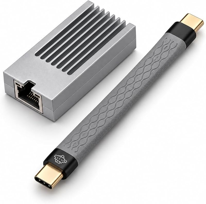 10Gb USB C to Ethernet Adapter, Low-Heat and Silent, widspii — 10gbe usb c adapter for 10gbe usb adapter