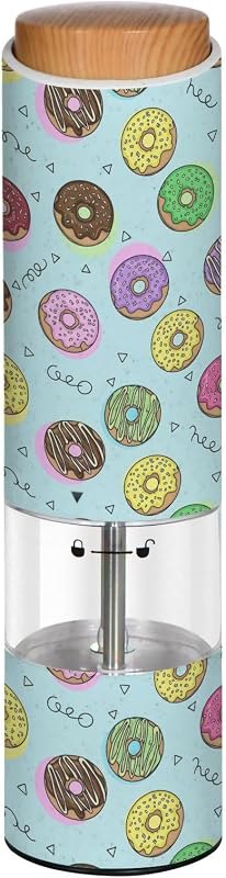Donuts Design Electric Salt Pepper Grinders Spice Mills — electric donna mills for electric donna mills