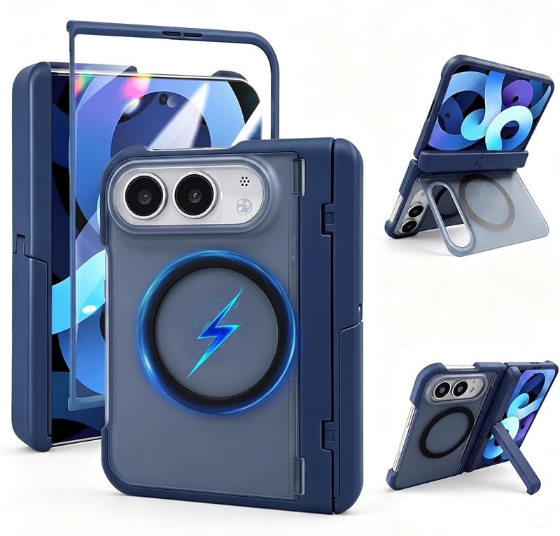 for iPhone Duo Case With Stand, Compatible With MagSafe LightBlue — best apple iphone duo for apple iphone duo