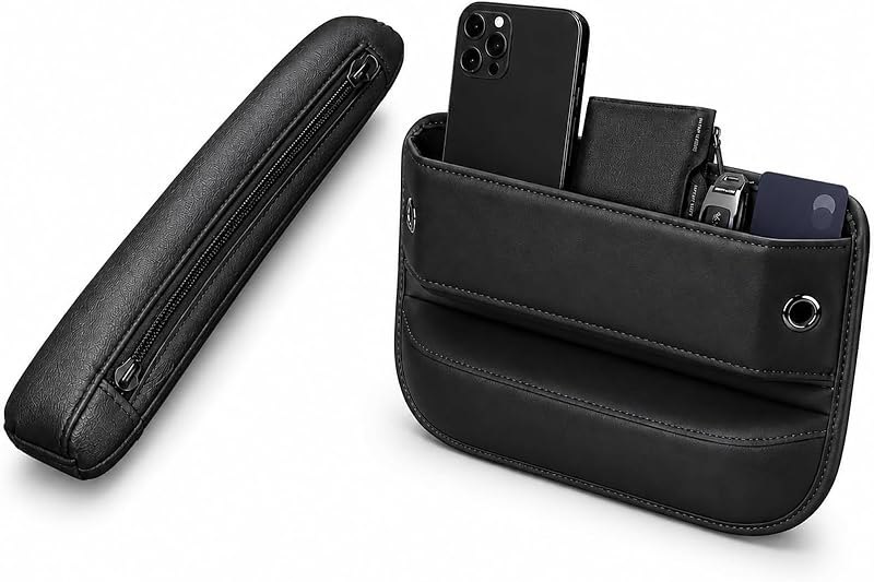 Car Seat Gap Organizer Set, Adjustable Filler & Storage Holder — seat gap filler for seat gap filler