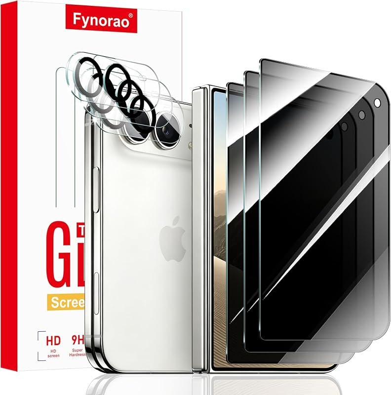 3+3-Pack, Privacy Screen Protector and Camera Lens Protector for iPhone Duo — iphone duo apple for iphone duo apple