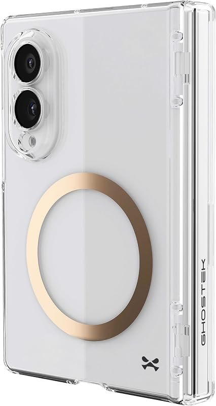 Ghostek Polarity Samsung Galaxy Z Fold 8 Clear Case - Magnetic MagSafe Compatible, Hinge Cover, Built-in Screen