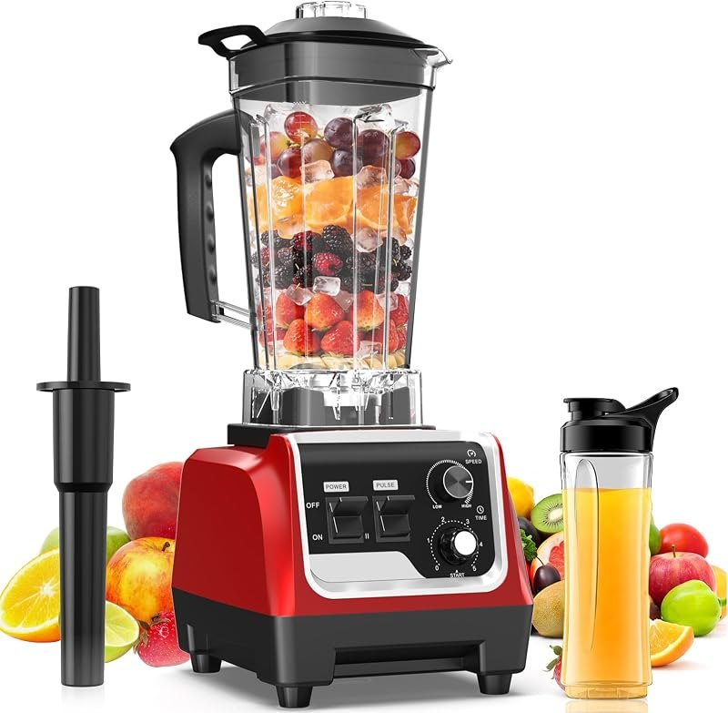 1800W Blender for Smoothies, Countertop Blenders for Kitchen with 70 Oz BPA-Free Pitcher and 20 oz To-Go Cup, 28000
