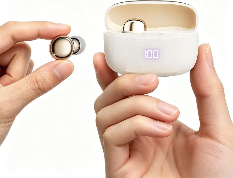 Sleep Earbuds, Ultra Mini & Comfortable, 40H, Deep Bass, Perfect for Sleep or Relaxation — bluetooth sleep earbuds for