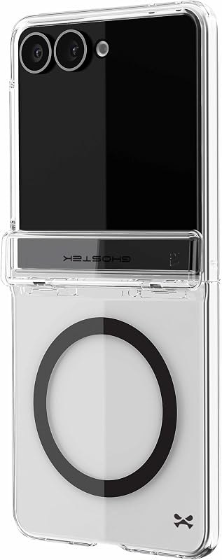 Ghostek Polarity Magnetic Galaxy Z Flip 8 Case with Built-in Screen Protector, Hinge Protection and MagSafe