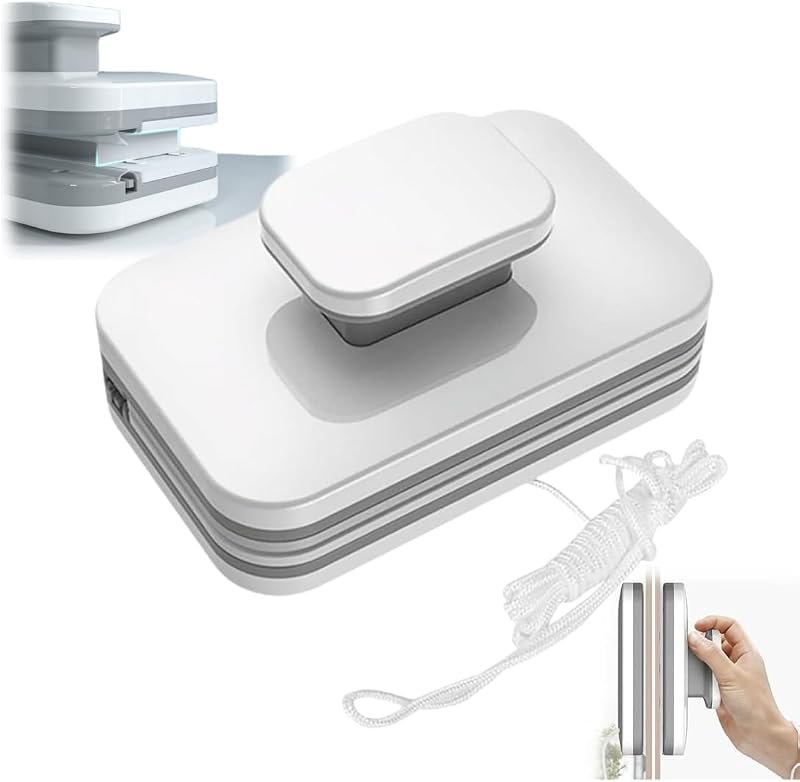 6-In-1 Magnetic Window Cleaner, 2027 Double Sided Cleaning Tool,for 3
