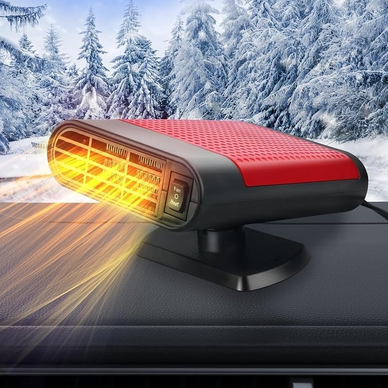 12V Portable Car Heater, Windshield Defogger Defroster — 12v diesel exhaust heater for 12v diesel exhaust heater