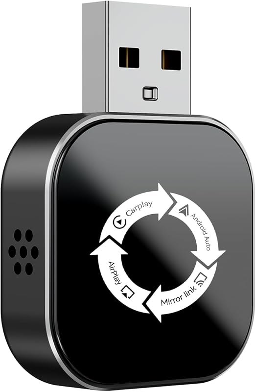 4 in 1 Wireless CarPlay Adapter with Screen Mirroring (Upgraded Version) — CarPlay adapter for Android for carplay