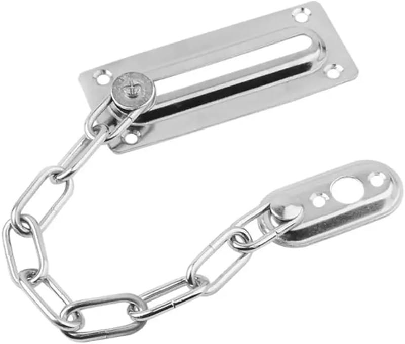 1pcs Polished Latch Door Lock Safety Chain Limiter Guard Spring Window Safety Lock Anti Theft Guard Accessories