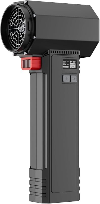 Handheld Cordless Leaf Blower with Battery & Charger, 750CFM Air Flow, 4Lb Max Thrust, 4 Variable Speeds, 64MM