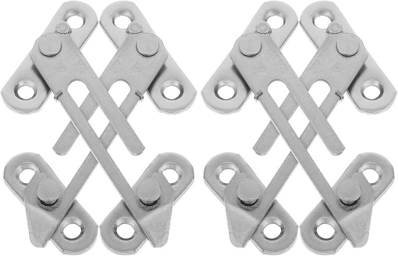 4pcs Stainless Steel Window Limiter Safety Restrictor — window fall stopper for window fall stopper
