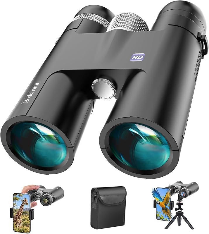 18x50 HD Professional Large View Binoculars for Adults,Black — Lunar Observation Binoculars for lunar observation