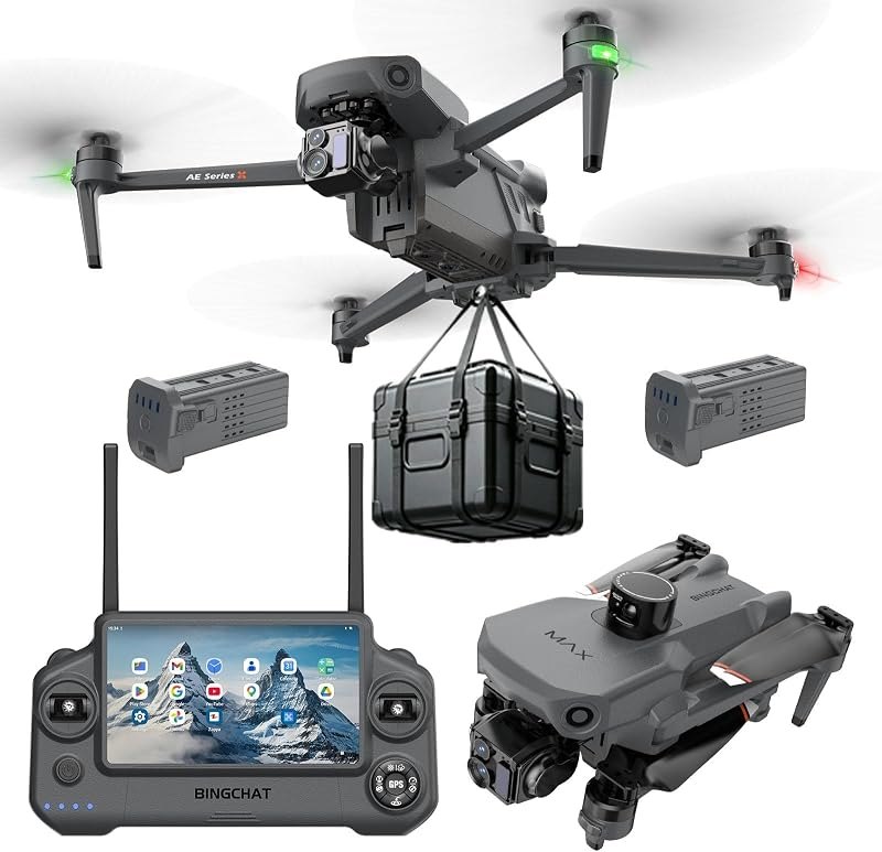 Bingchat Tablet Remote Professional Drones with Camera for Adults 4K Videos — photography drone propellers for