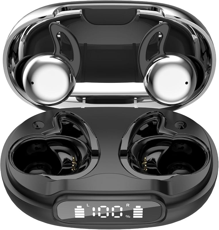 Sleep Earbuds, Passive Isolation, Snore Masking Sleep Headphones, Extensive Sleep Audio, Ultra Comfort for Side