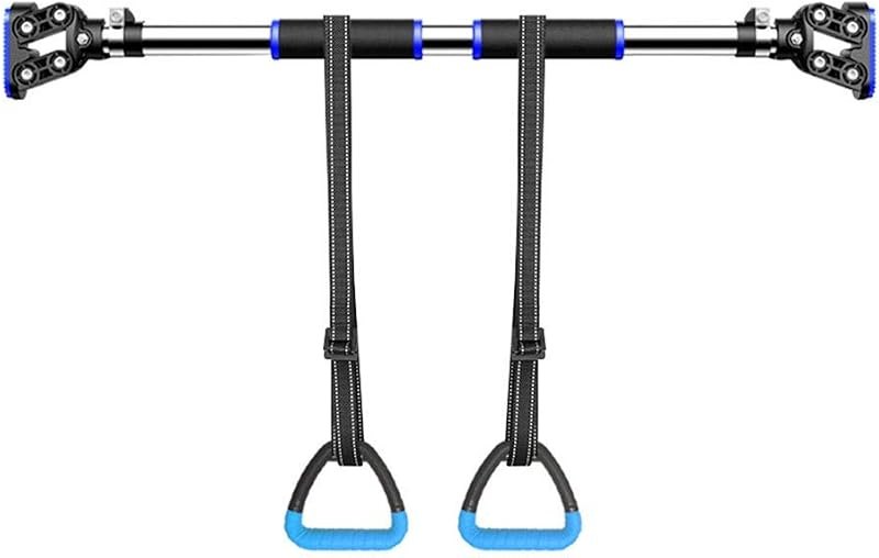Pull-Up Bars Door Frame Horizontal Bar, No Perforation Wall Chin Up Rod, Safety Fitness Equipment for Adults and