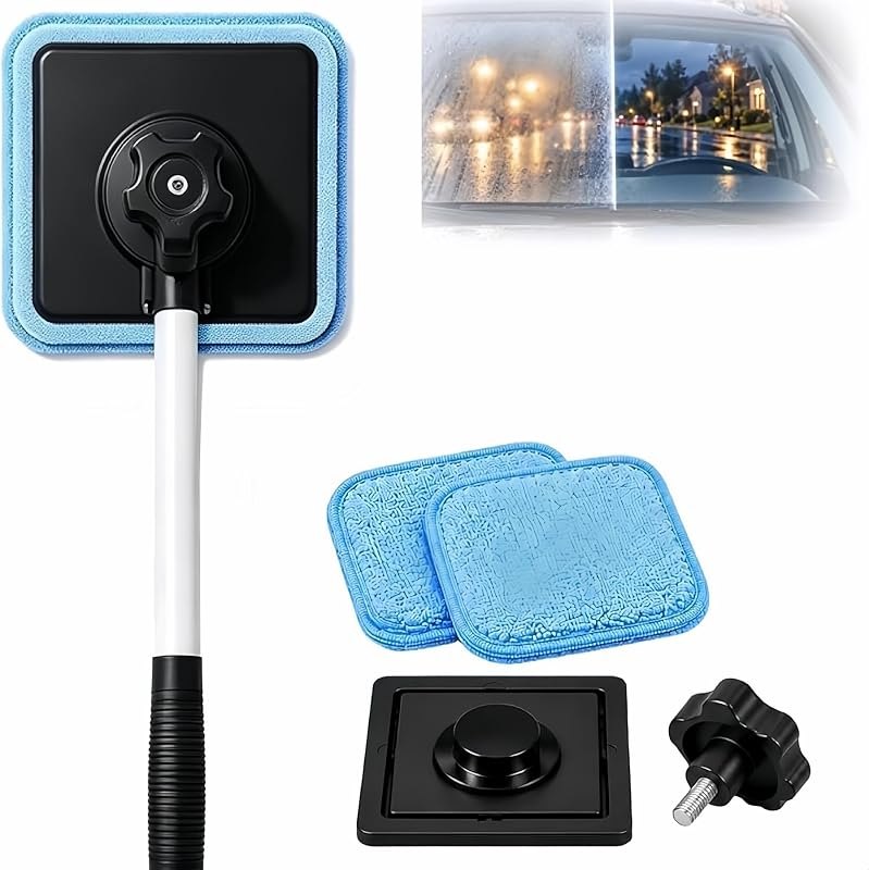 Dual Magnetic Car Windshield Cleaner, Double Sided Window Cleaner for Car Windshields and Side Windows, Auto Glass