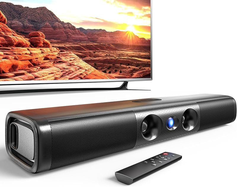 17-Inch Sound Bar, Dual Bass Ports for Deep Bass, 90W Peak Power — Soundbars for soundbars